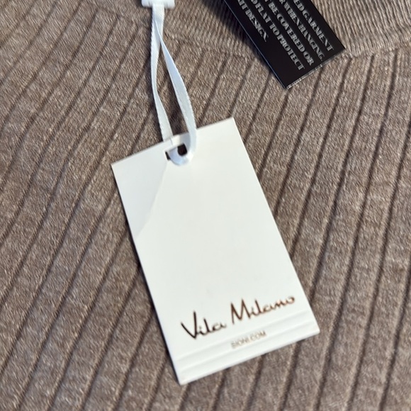Vila Milano Ribbed Beige Sweater NWT - Picture 5 of 7
